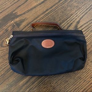 Longchamp Le Pliage Nylon Cosmetics Case (Black)